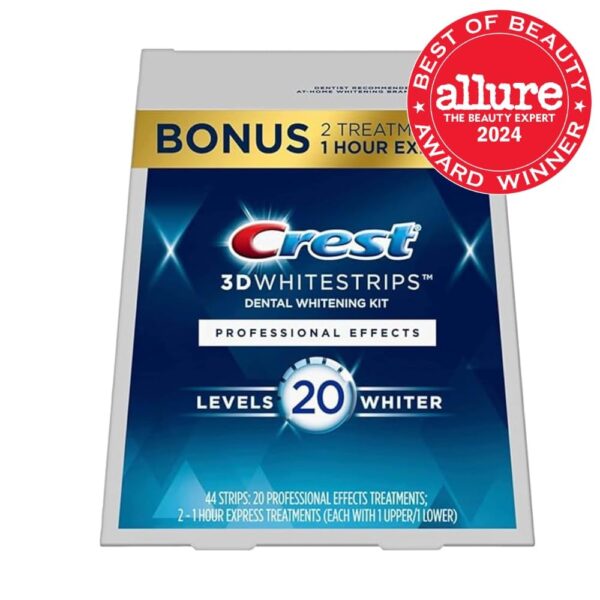 Crest 3D Whitestrips, Professional Effects, Teeth Whitening Strip Kit, 44 Strips (22 Count Pack) - Image 2