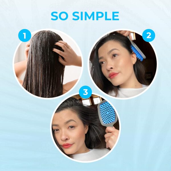 FHI Heat UNbrush Detangling Brush for Pain-Free Brushing on All Wet or Dry Hair Types — Durable DuoFlex Anti-Static Bristles, Lightweight Handle, Vented Hair Brush - Image 8