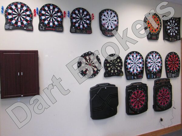 Viper by GLD Products Neptune Electronic Dartboard Cabinet Combo Pro Size Over 55 Games Large Auto-Scoring LCD Cricket Display Extended Dart Catch Area 16 Player Multiplayer with Soft Tip Darts and Power Adapter , 21.5" L x 26.5" W x 3.5" H - Image 10